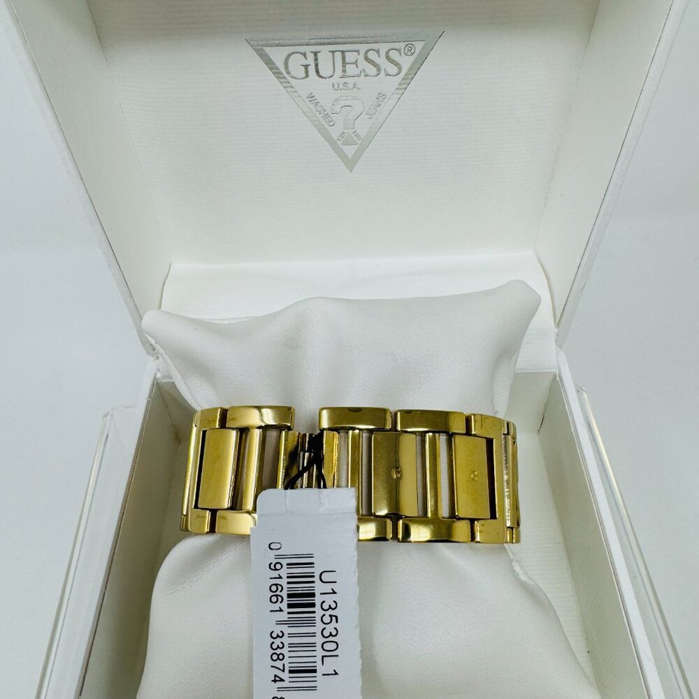 NWT GUESS by Marciano Gold-Tone Stone Set Watch W14522L1 – Classic Glam – NIB - Picture 10 of 11